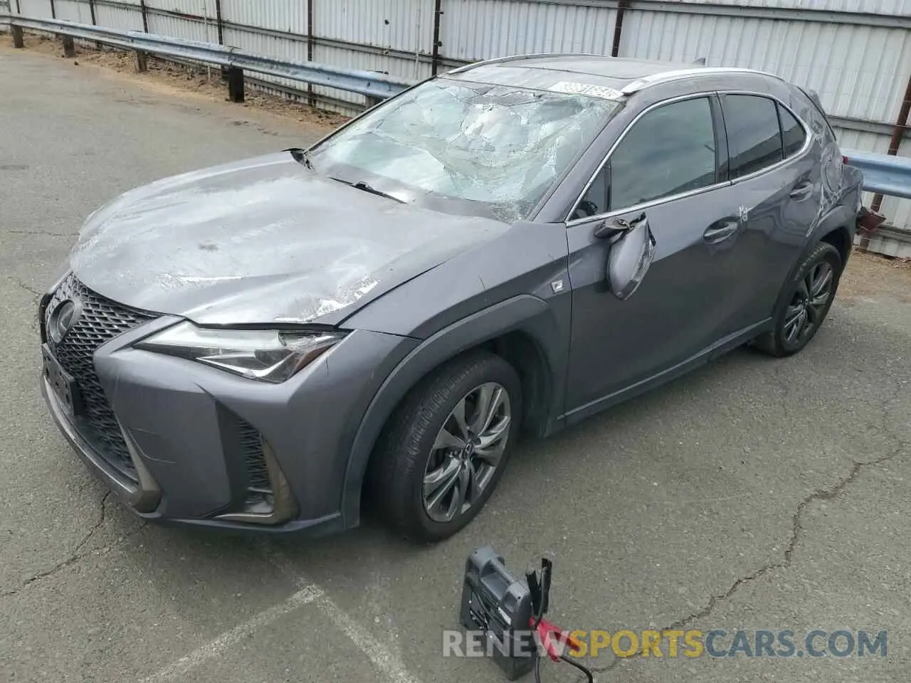 1 Photograph of a damaged car JTHY3JBH8K2004144 LEXUS UX 200 2019