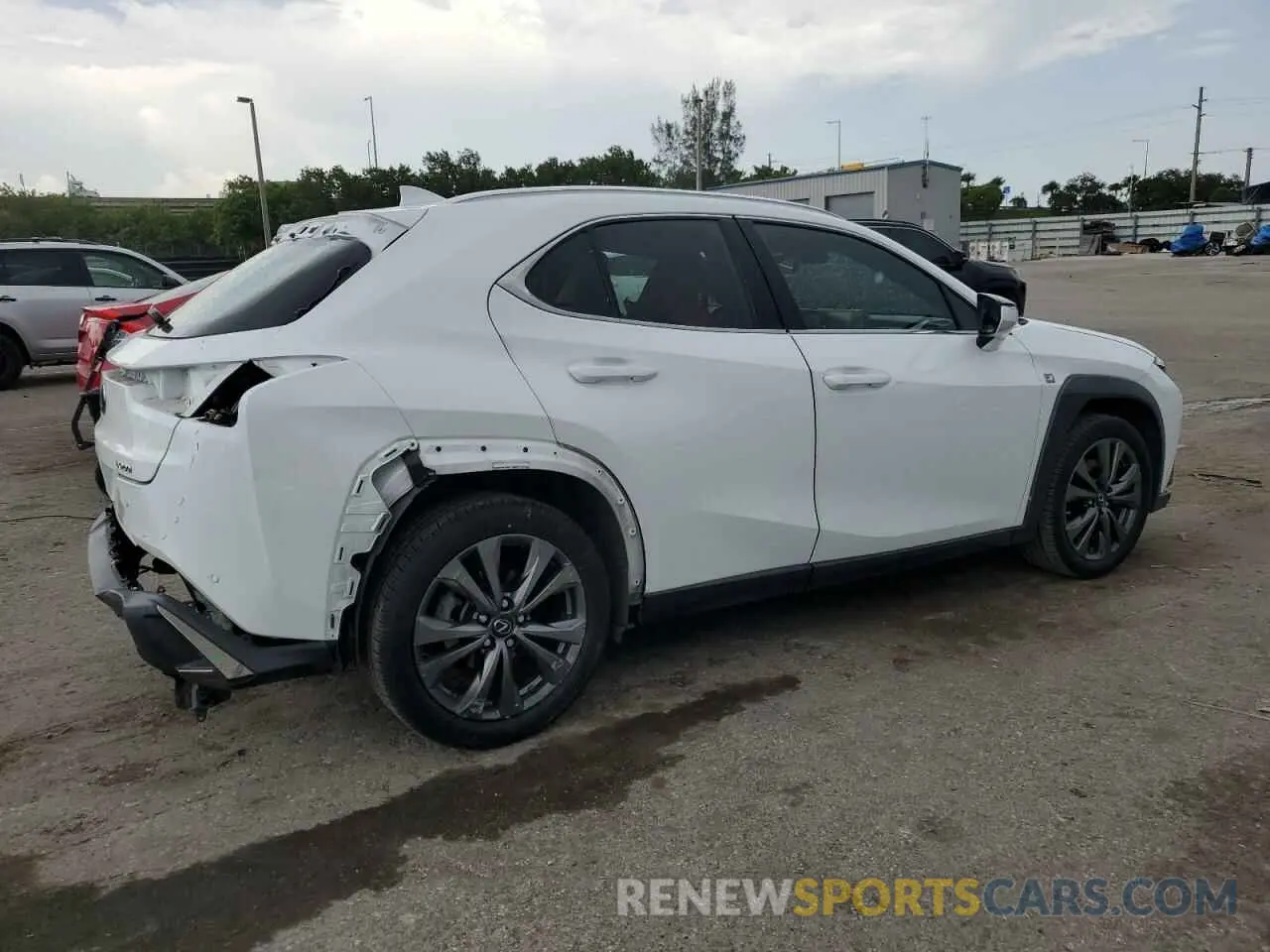 3 Photograph of a damaged car JTHY3JBH8K2005424 LEXUS UX 200 2019