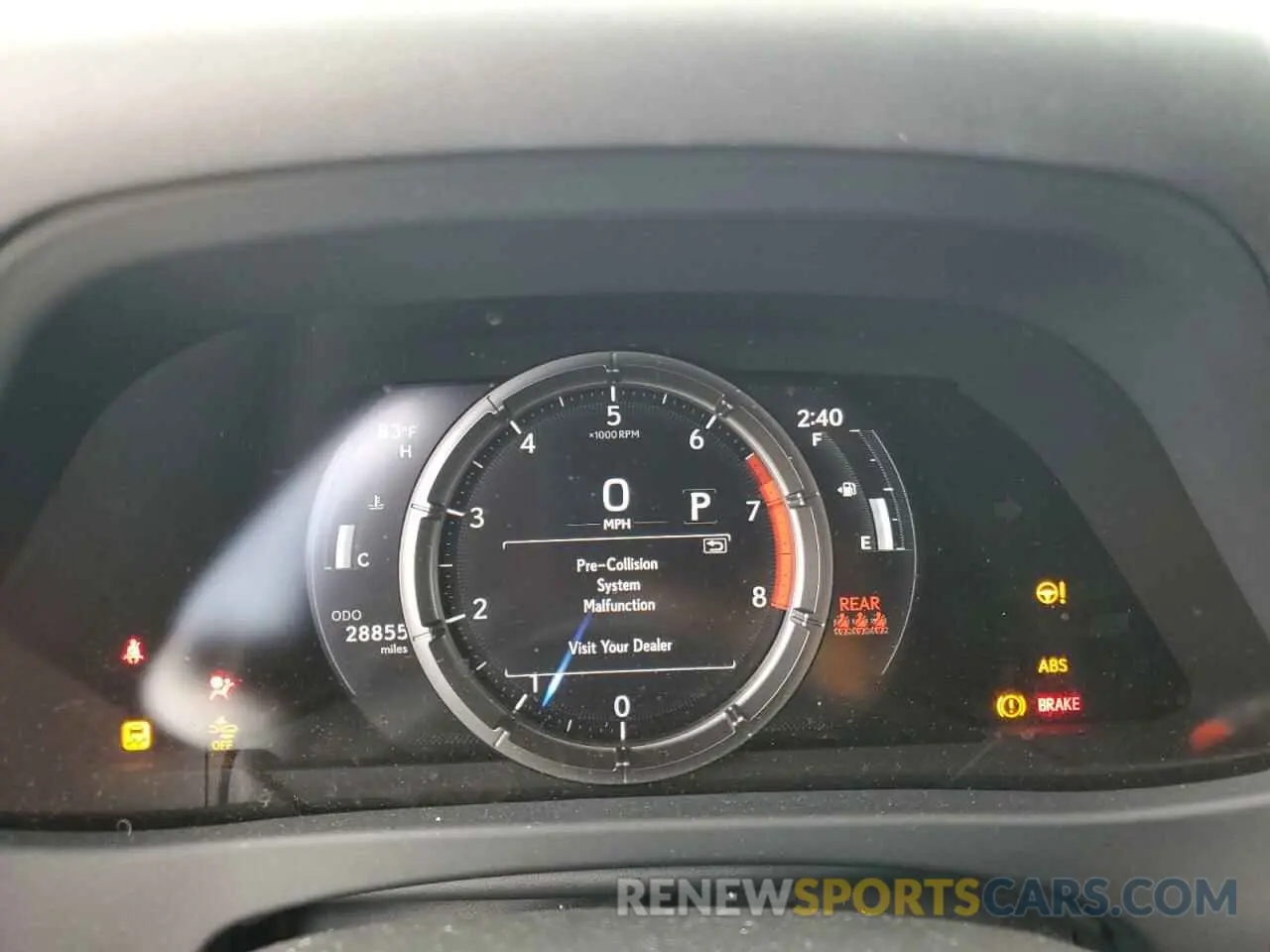 9 Photograph of a damaged car JTHY3JBH8K2005424 LEXUS UX 200 2019