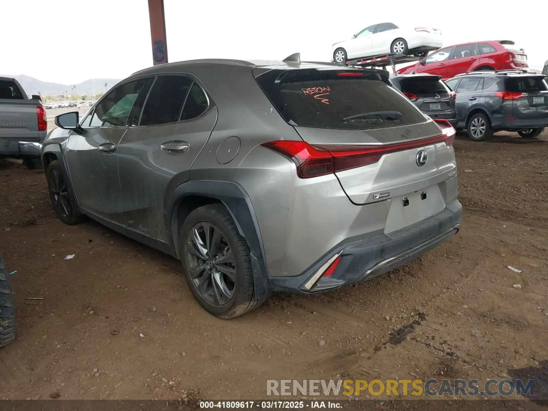 3 Photograph of a damaged car JTHY3JBH8K2014690 LEXUS UX 200 2019