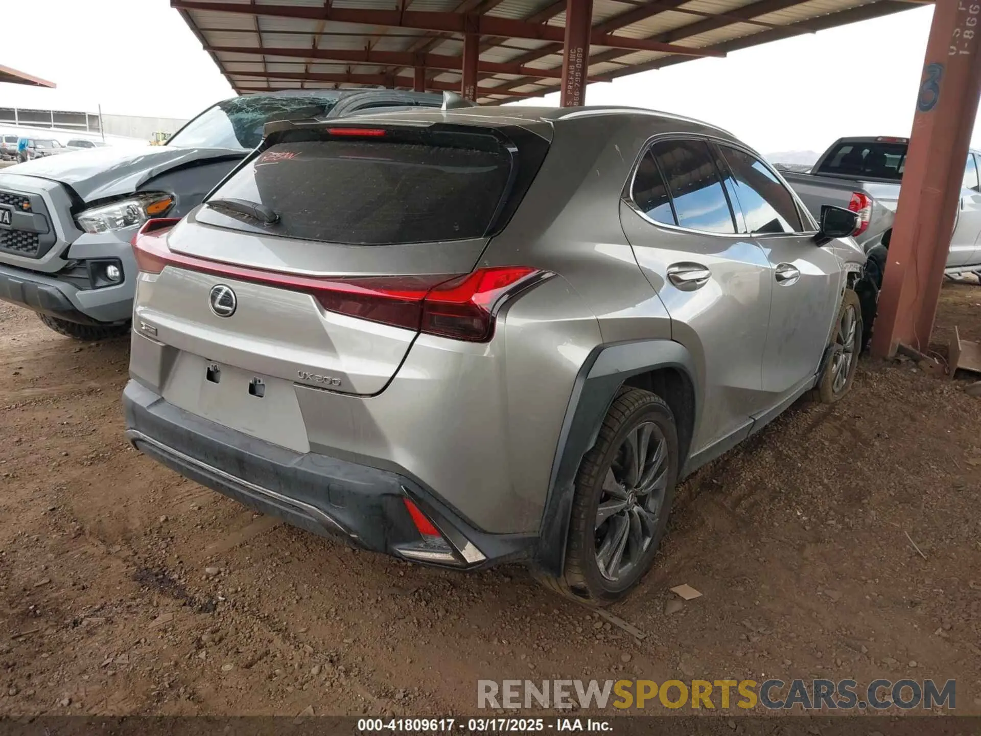 4 Photograph of a damaged car JTHY3JBH8K2014690 LEXUS UX 200 2019