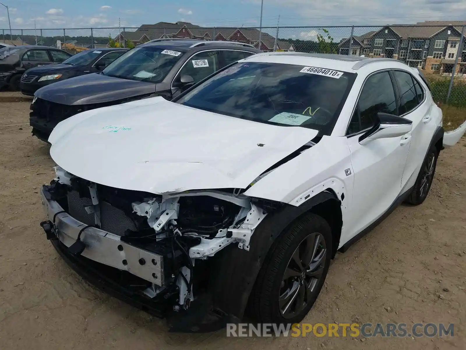 2 Photograph of a damaged car JTHY3JBH8K2015029 LEXUS UX 200 2019