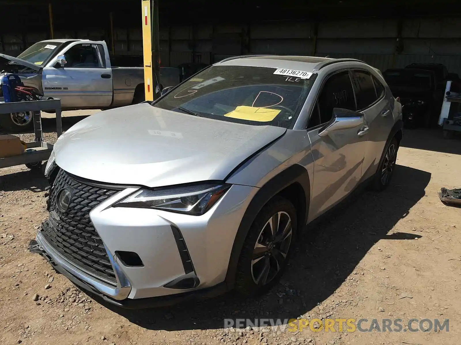 2 Photograph of a damaged car JTHY3JBH9K2002614 LEXUS UX 200 2019