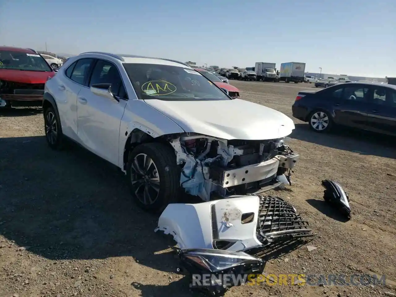 1 Photograph of a damaged car JTHY3JBH9K2006842 LEXUS UX 200 2019