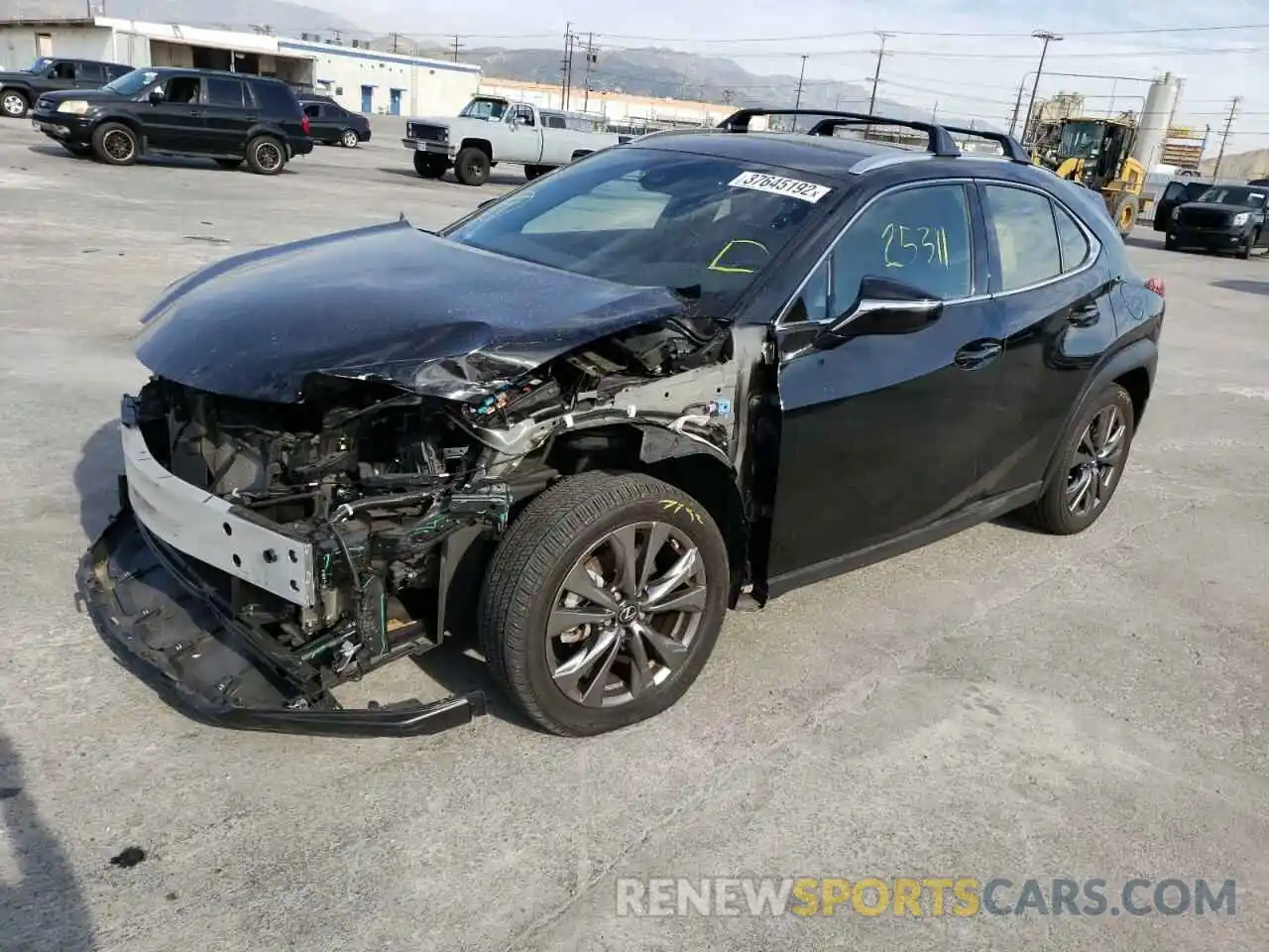 2 Photograph of a damaged car JTHY3JBH9K2007232 LEXUS UX 200 2019