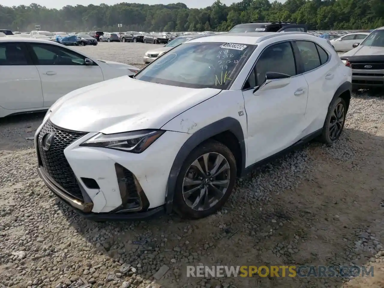 2 Photograph of a damaged car JTHY3JBH9K2009398 LEXUS UX 200 2019