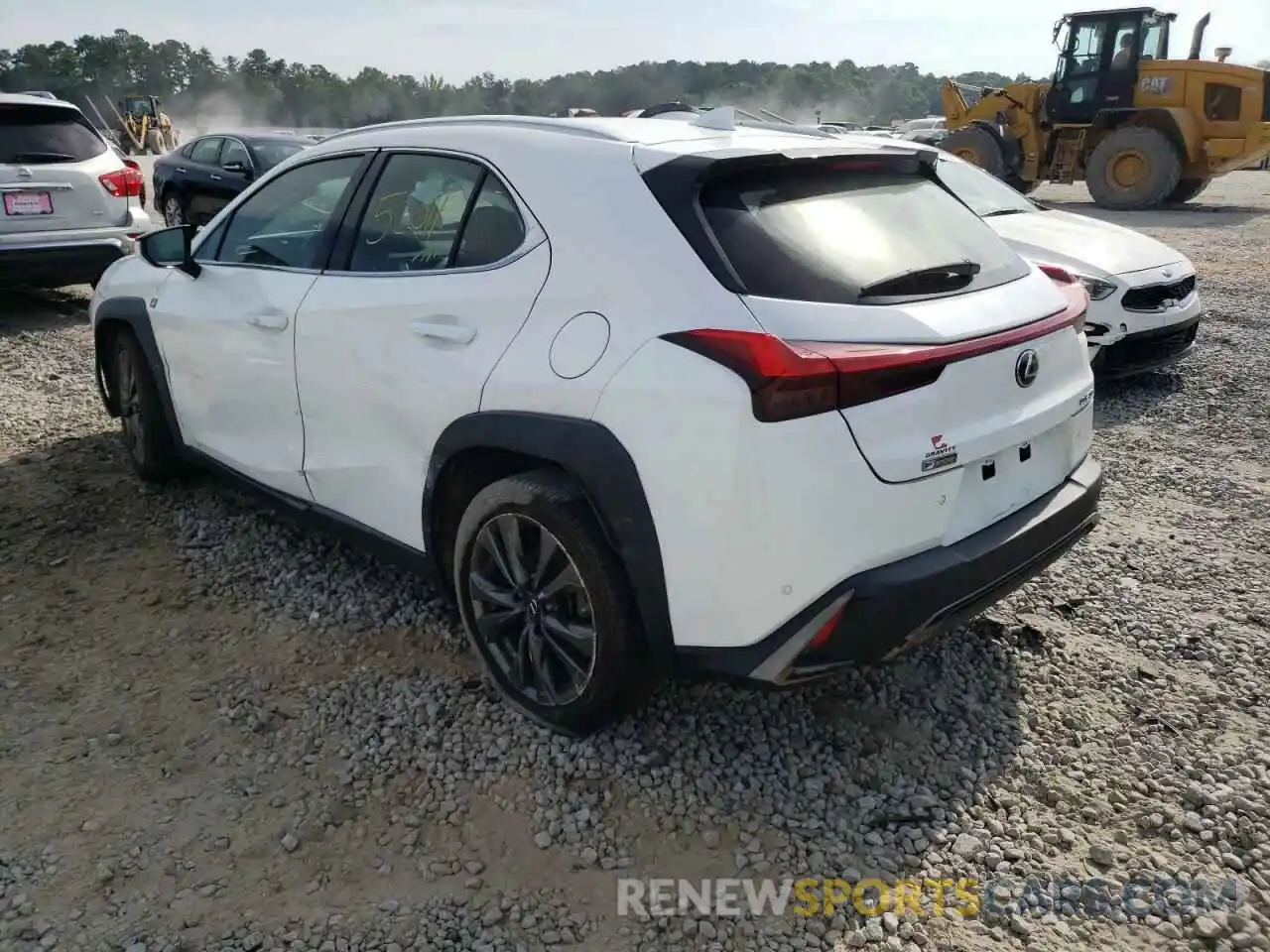 3 Photograph of a damaged car JTHY3JBH9K2009398 LEXUS UX 200 2019