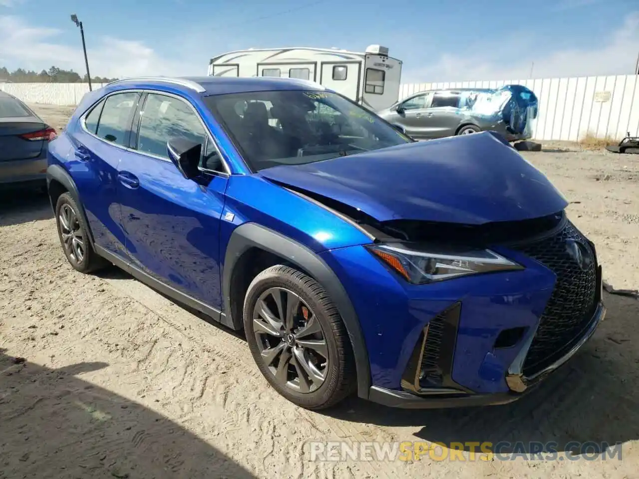 1 Photograph of a damaged car JTHY3JBHXK2014335 LEXUS UX 200 2019