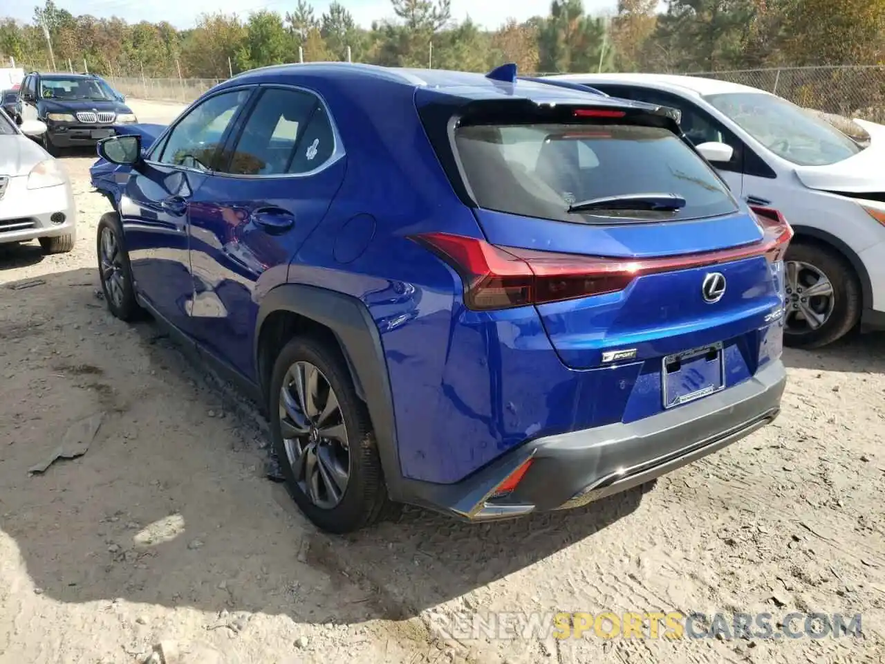 3 Photograph of a damaged car JTHY3JBHXK2014335 LEXUS UX 200 2019