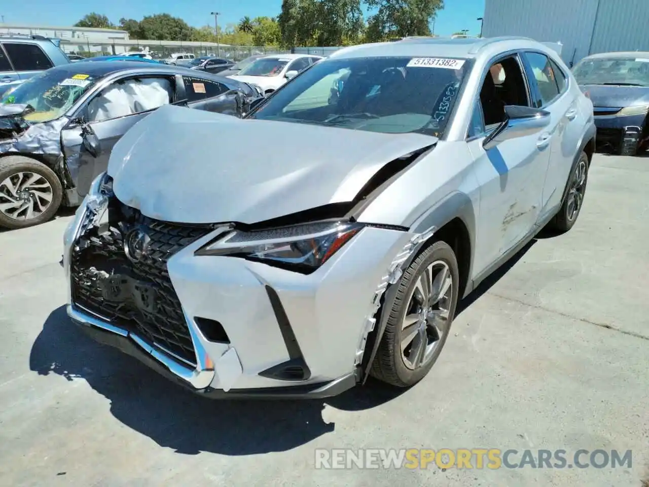 2 Photograph of a damaged car JTHY3JBHXK2015534 LEXUS UX 200 2019