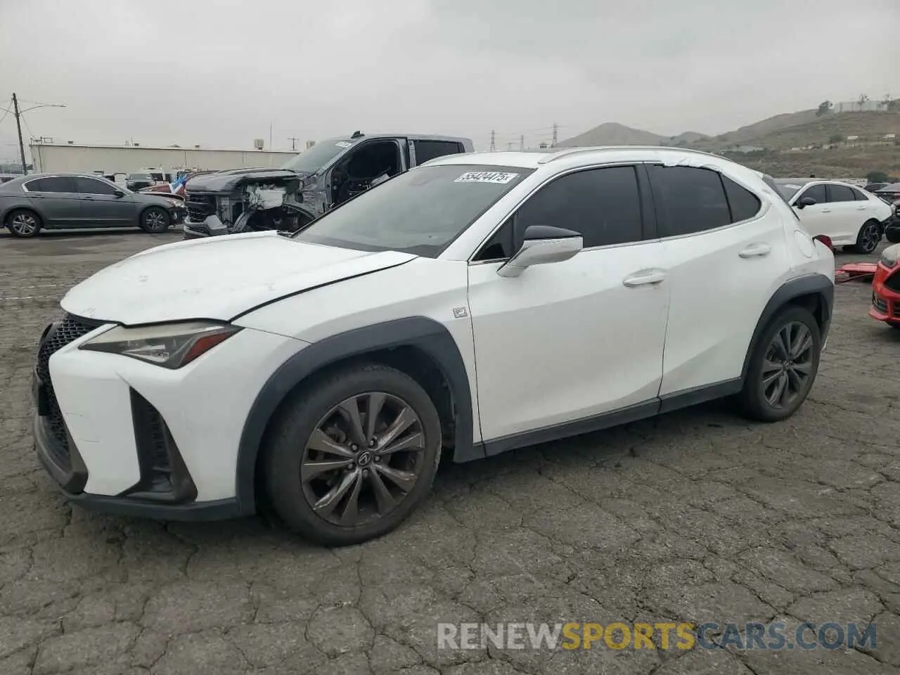1 Photograph of a damaged car JTHY3JBHXK2016540 LEXUS UX 200 2019