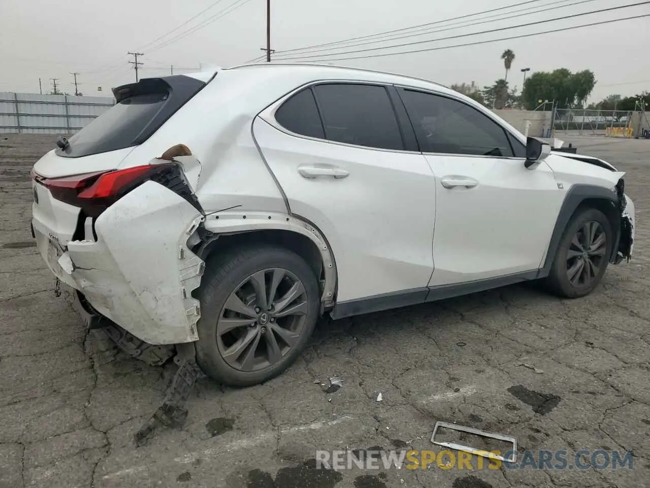 3 Photograph of a damaged car JTHY3JBHXK2016540 LEXUS UX 200 2019