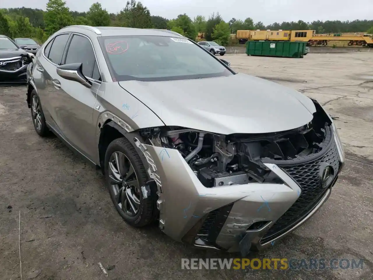 1 Photograph of a damaged car JTHE3JBH1L2021002 LEXUS UX 200 2020