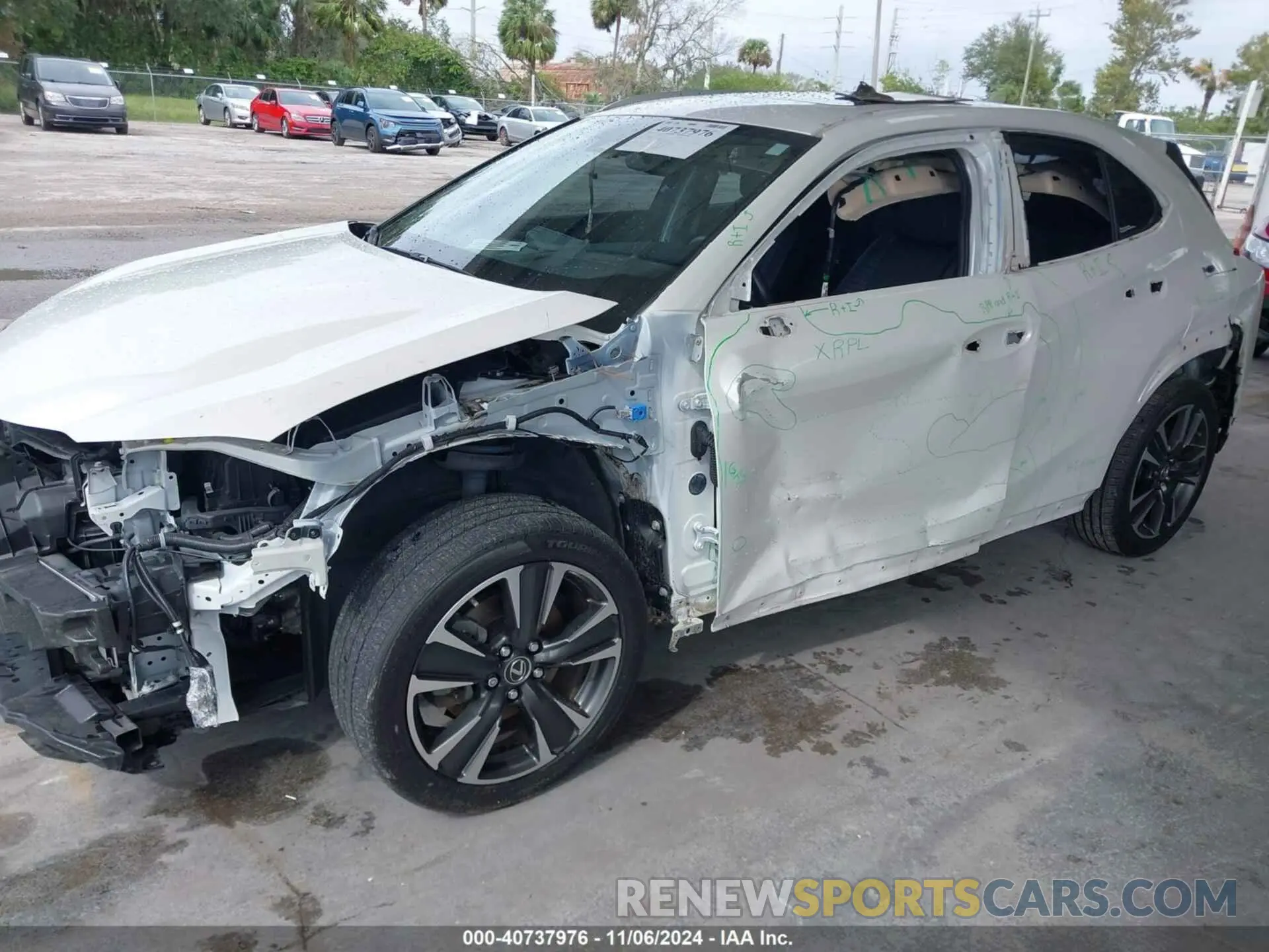 6 Photograph of a damaged car JTHP3JBH0L2022375 LEXUS UX 200 2020
