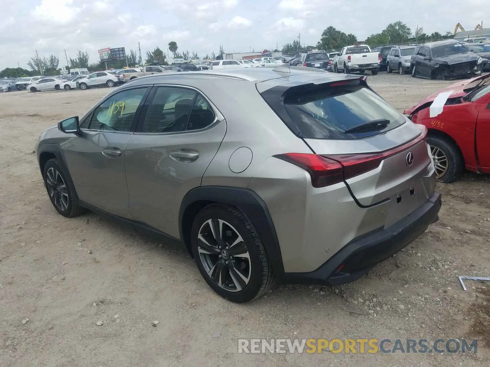 3 Photograph of a damaged car JTHP3JBH3L2026503 LEXUS UX 200 2020