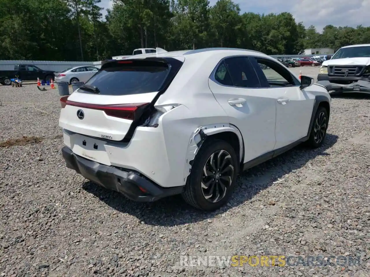 4 Photograph of a damaged car JTHP3JBH5L2025613 LEXUS UX 200 2020