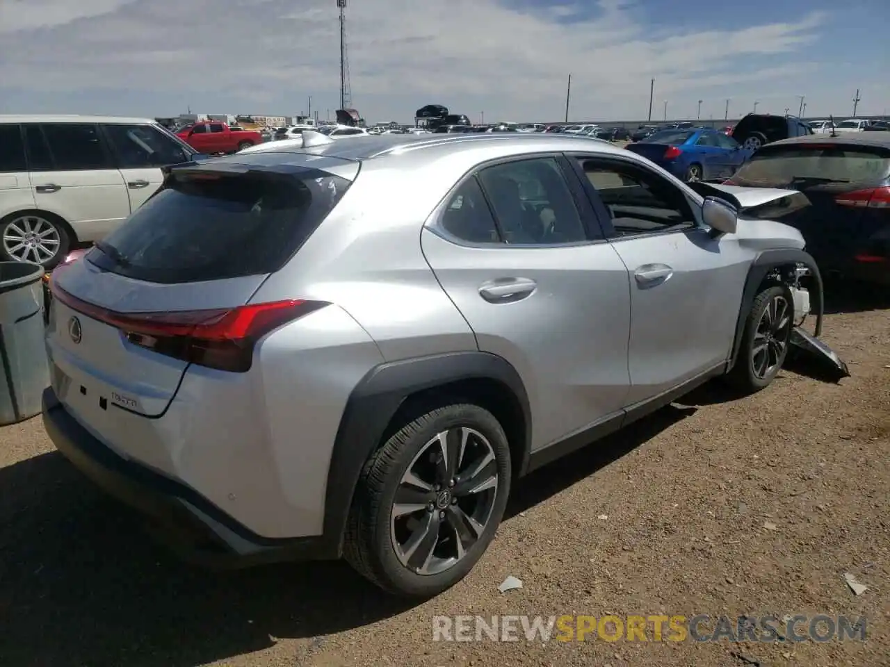 4 Photograph of a damaged car JTHP3JBH6L2022560 LEXUS UX 200 2020