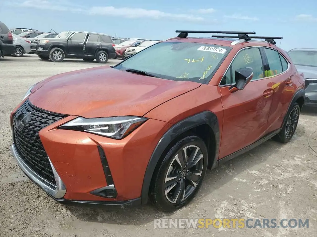 1 Photograph of a damaged car JTHP3JBH7L2026407 LEXUS UX 200 2020