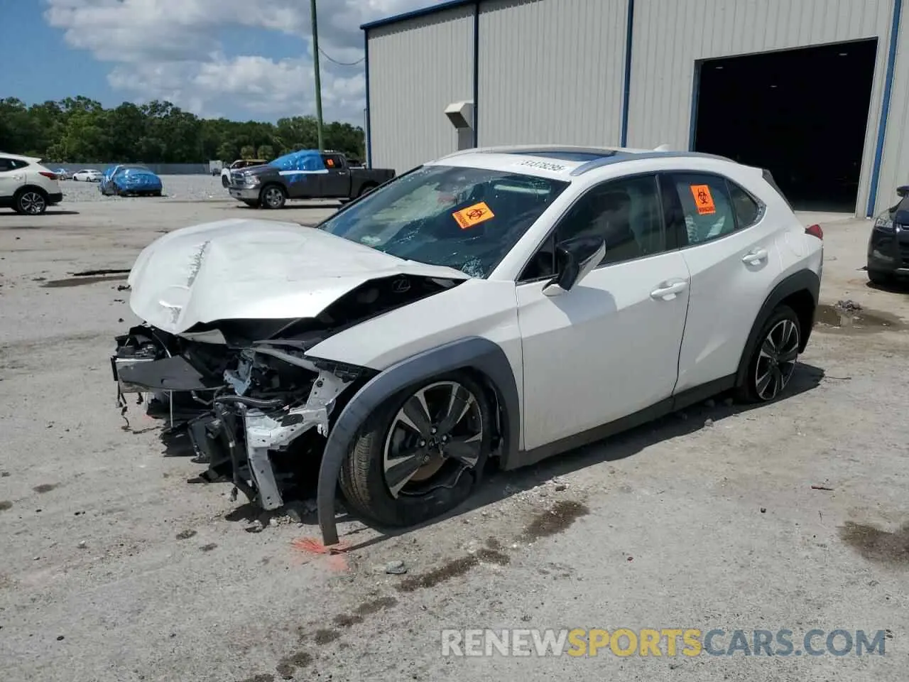 1 Photograph of a damaged car JTHP3JBH9L2029521 LEXUS UX 200 2020
