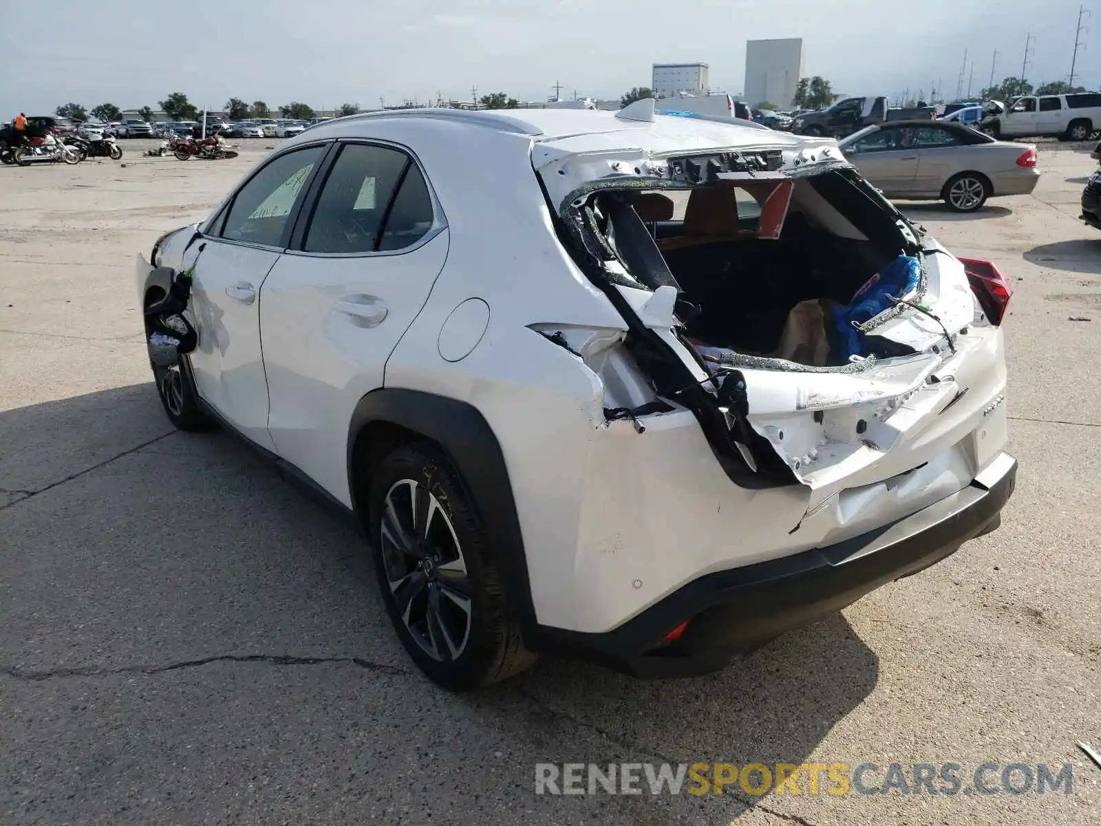 3 Photograph of a damaged car JTHP3JBHXL2022352 LEXUS UX 200 2020