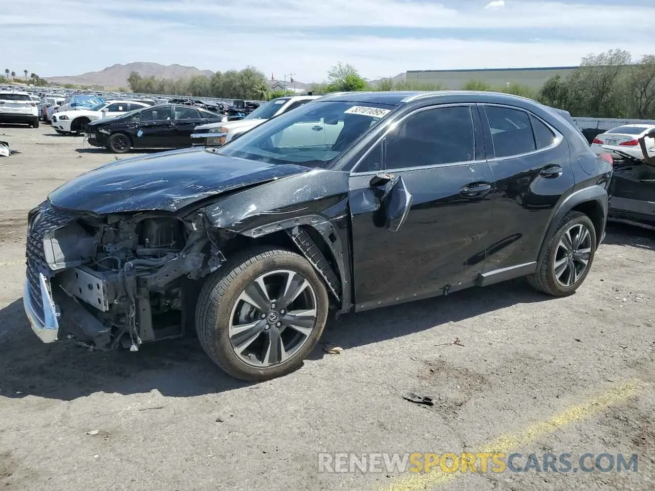 1 Photograph of a damaged car JTHX3JBH4L2029894 LEXUS UX 200 2020