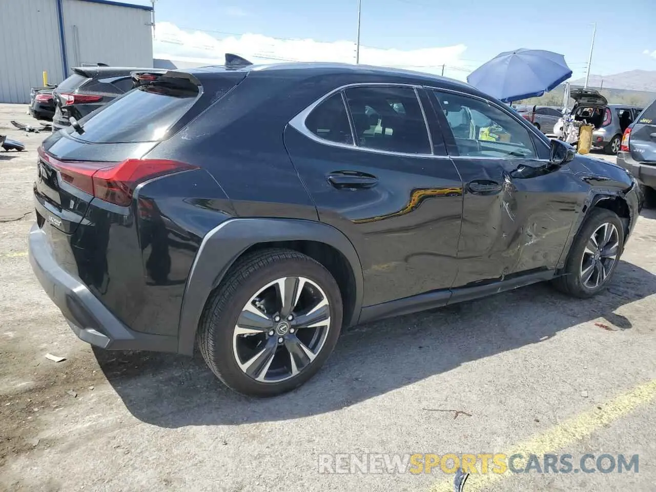 3 Photograph of a damaged car JTHX3JBH4L2029894 LEXUS UX 200 2020