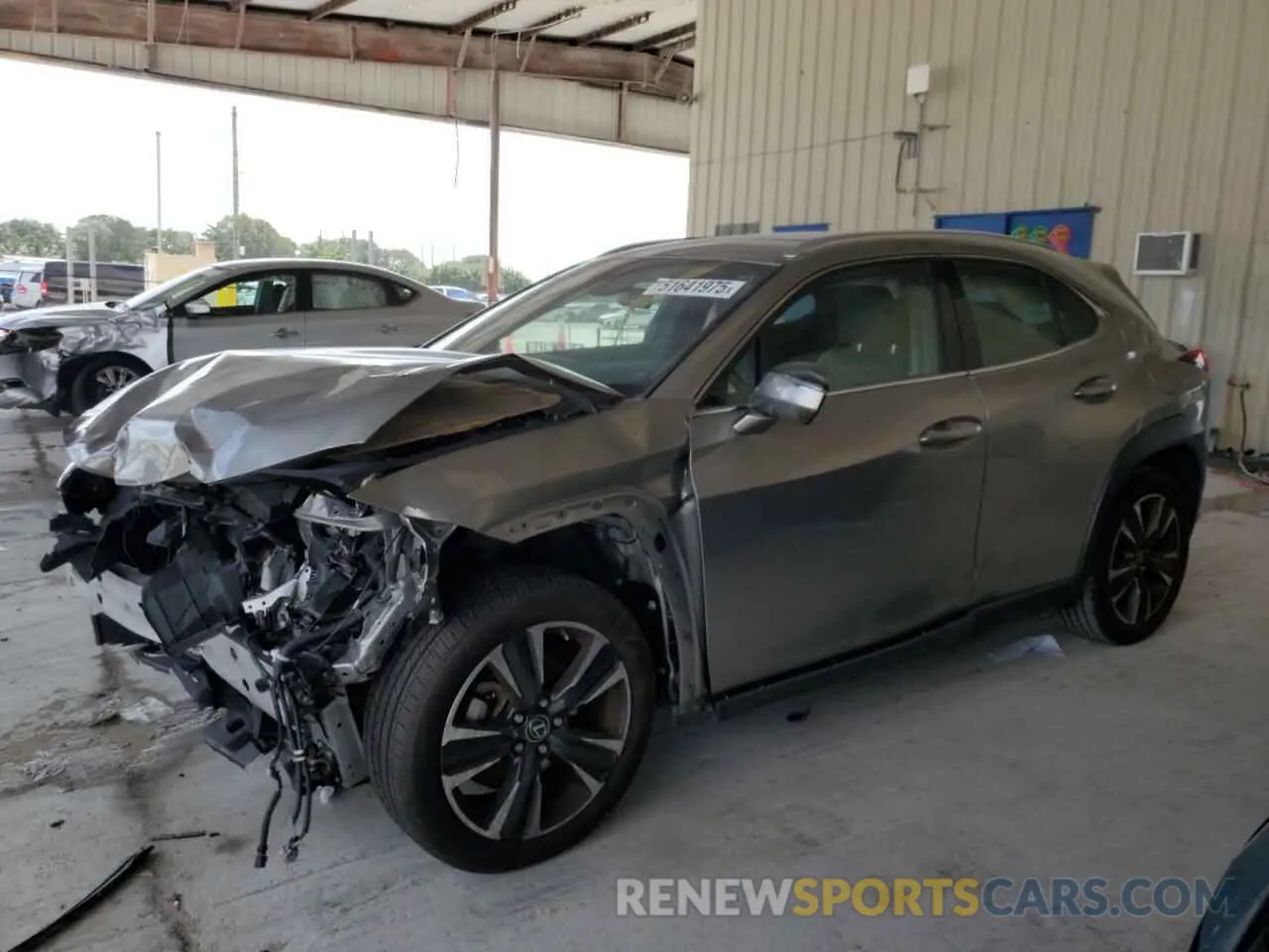 1 Photograph of a damaged car JTHX3JBH7L2022082 LEXUS UX 200 2020