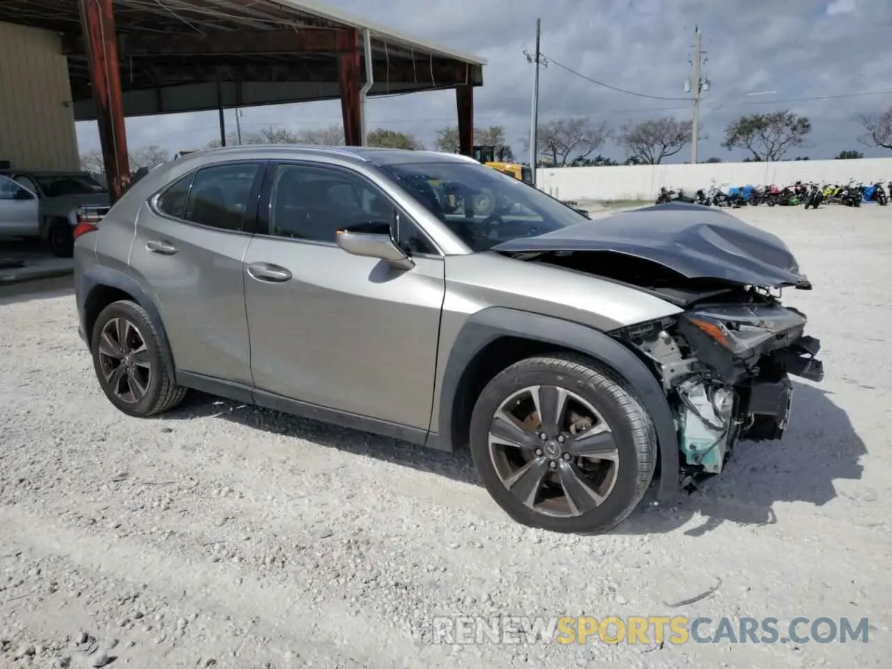 4 Photograph of a damaged car JTHX3JBH7L2022082 LEXUS UX 200 2020