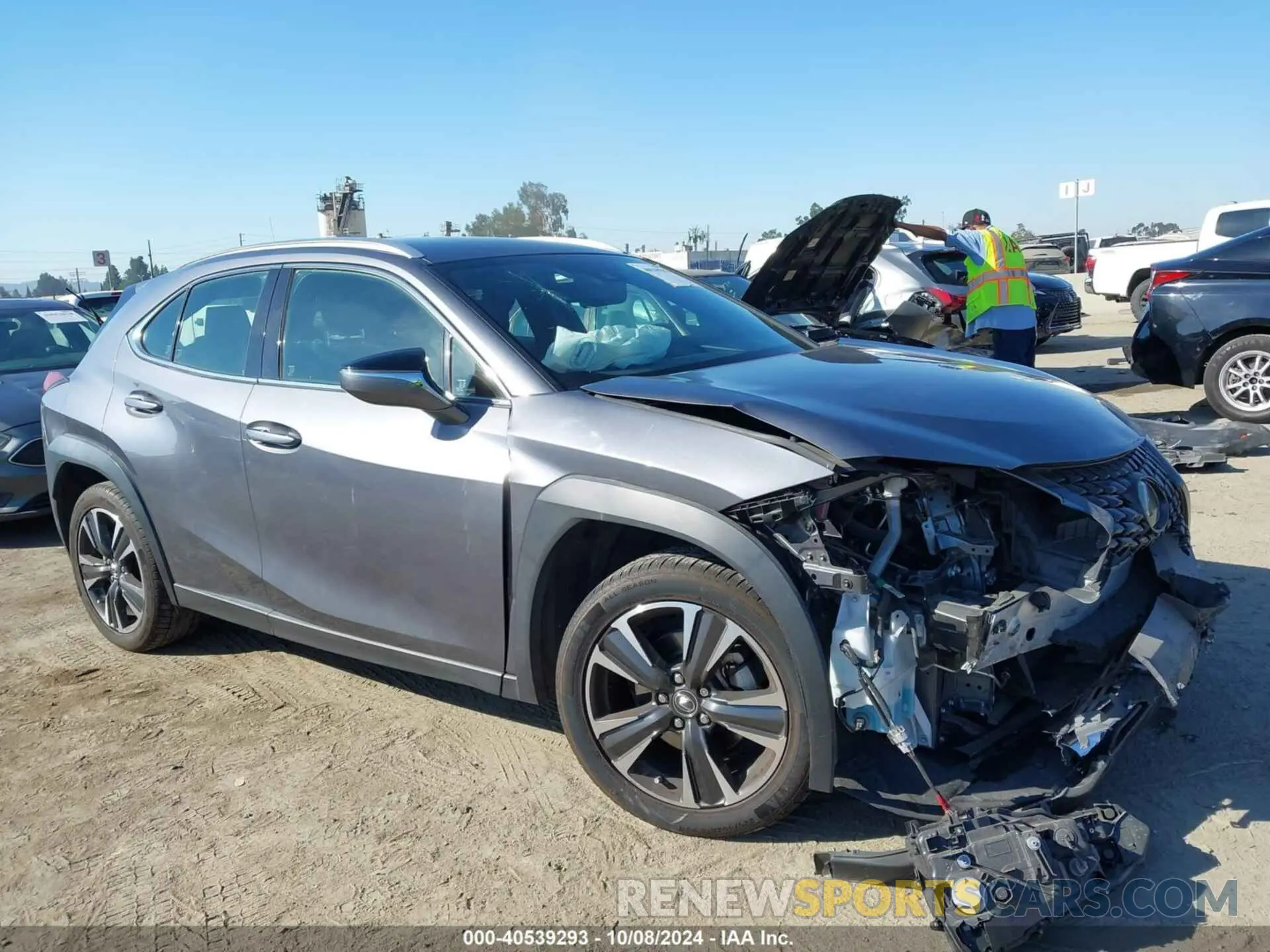 1 Photograph of a damaged car JTHX3JBH2M2042130 LEXUS UX 200 2021