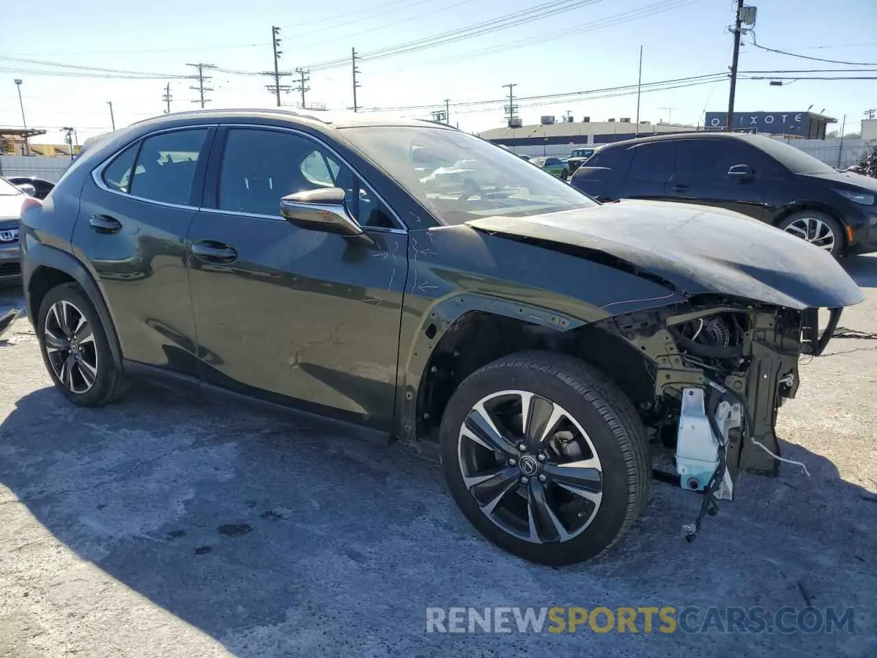 4 Photograph of a damaged car JTHX3JBH3M2037406 LEXUS UX 200 2021