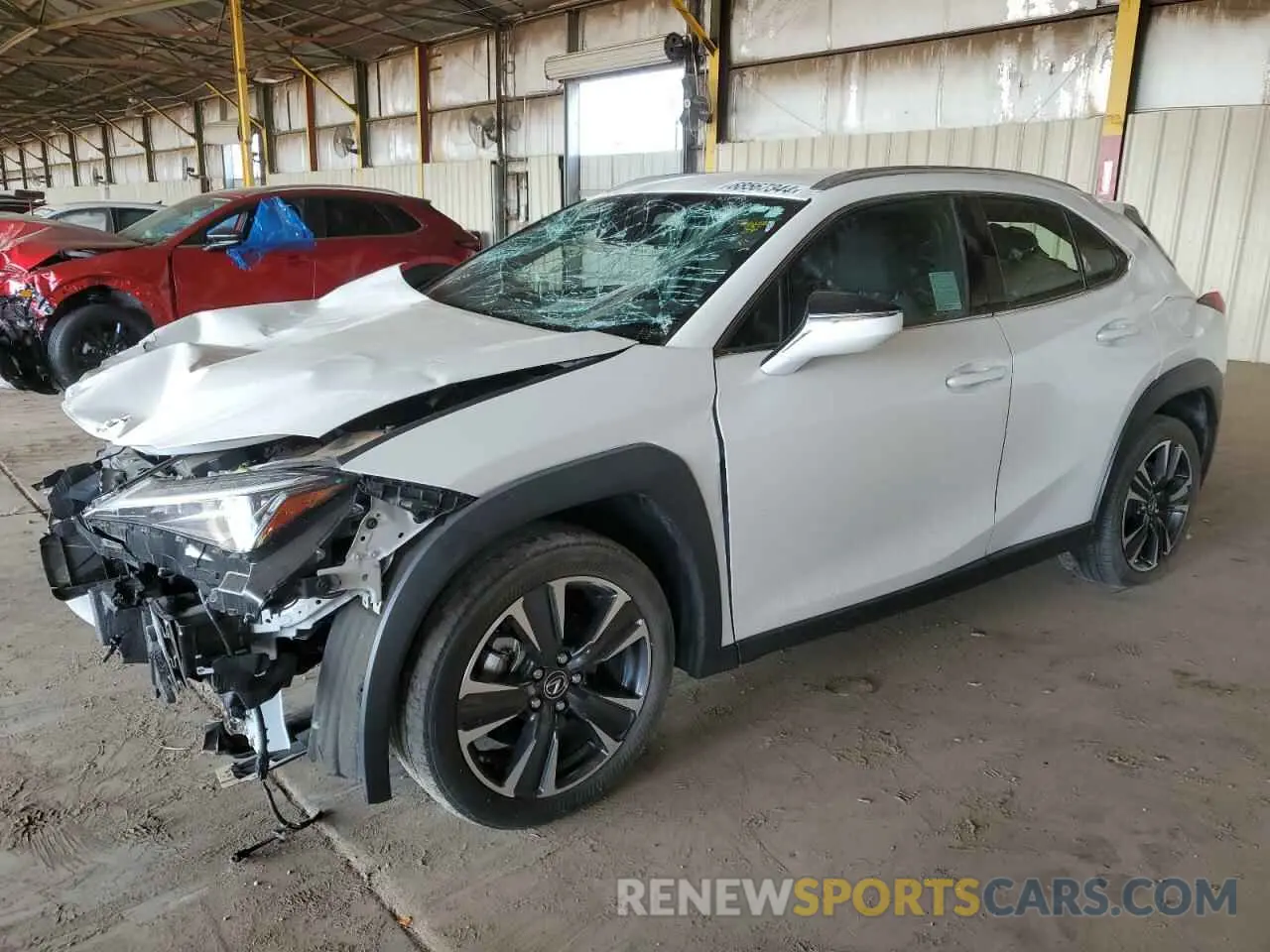 1 Photograph of a damaged car JTHX3JBH7M2035514 LEXUS UX 200 2021