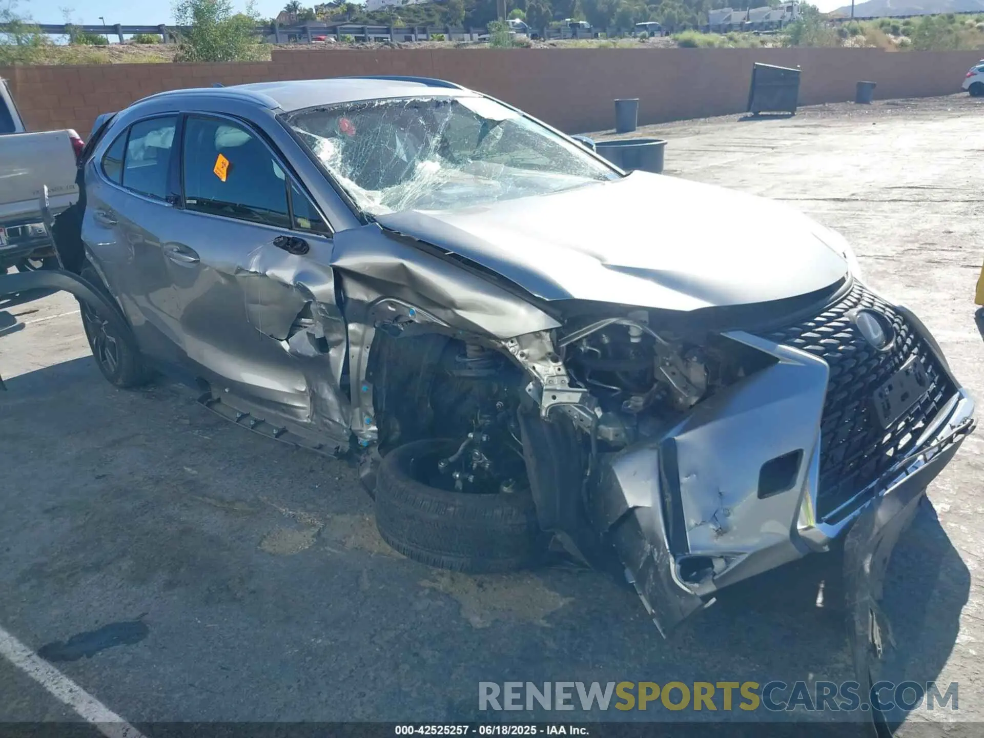 1 Photograph of a damaged car JTHX3JBH7M2039434 LEXUS UX 200 2021