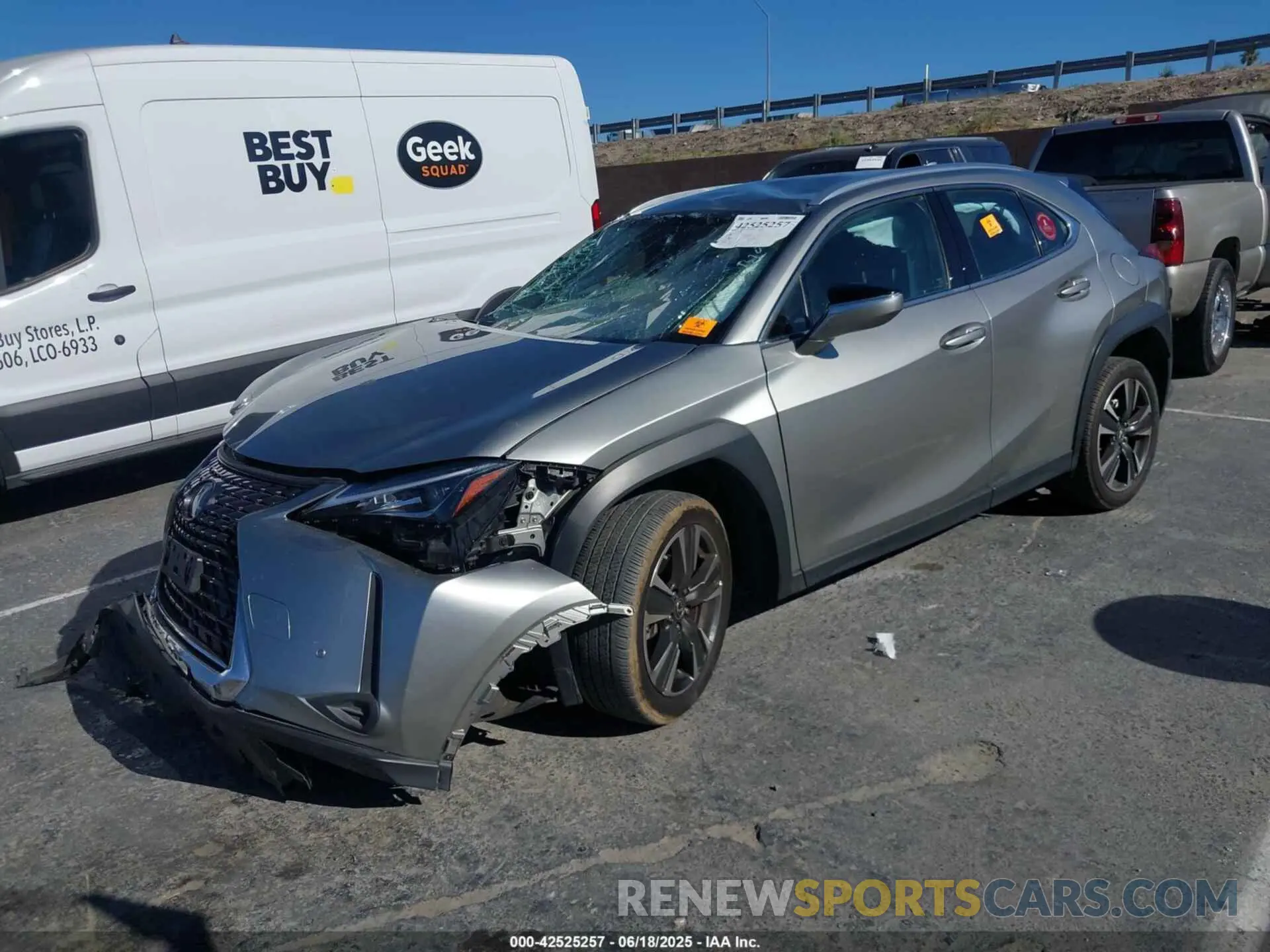 2 Photograph of a damaged car JTHX3JBH7M2039434 LEXUS UX 200 2021