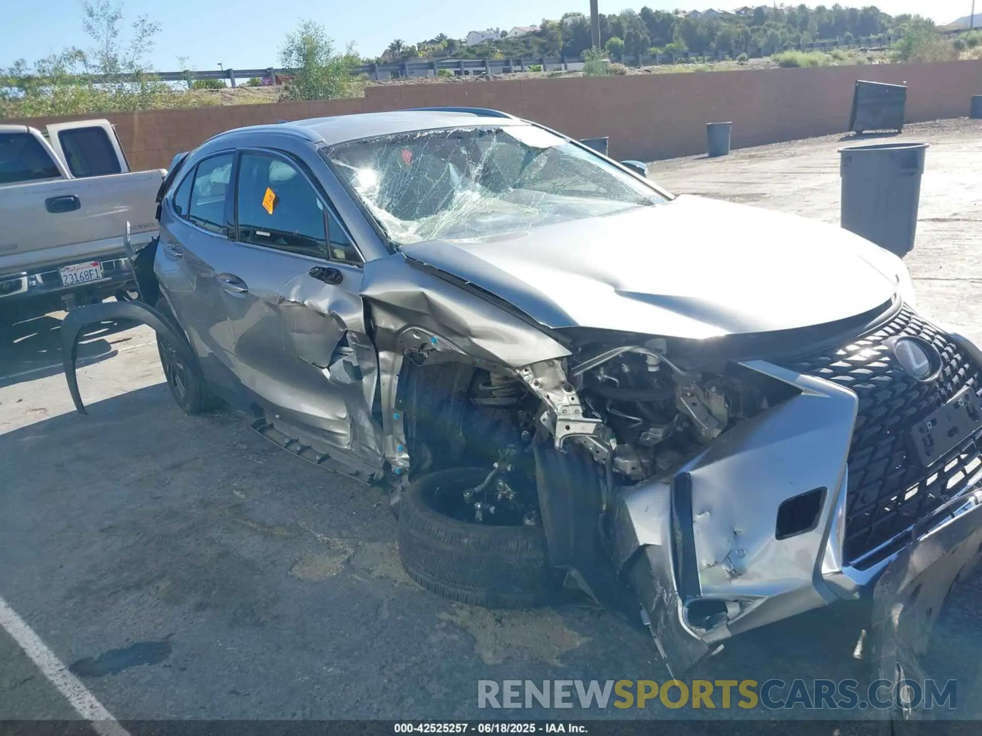 6 Photograph of a damaged car JTHX3JBH7M2039434 LEXUS UX 200 2021