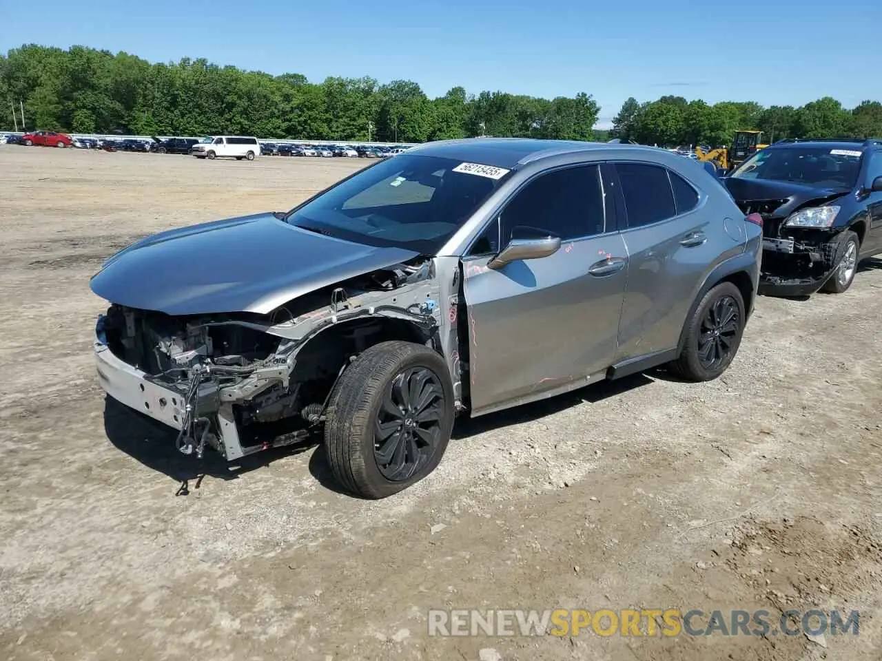 1 Photograph of a damaged car JTHX3JBH8M2033612 LEXUS UX 200 2021