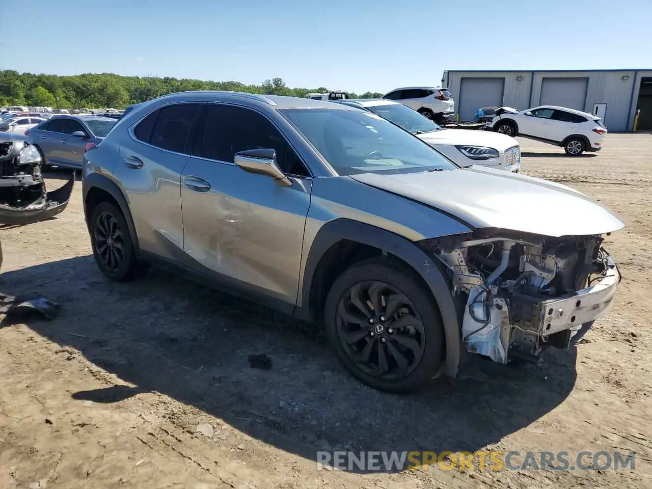 4 Photograph of a damaged car JTHX3JBH8M2033612 LEXUS UX 200 2021