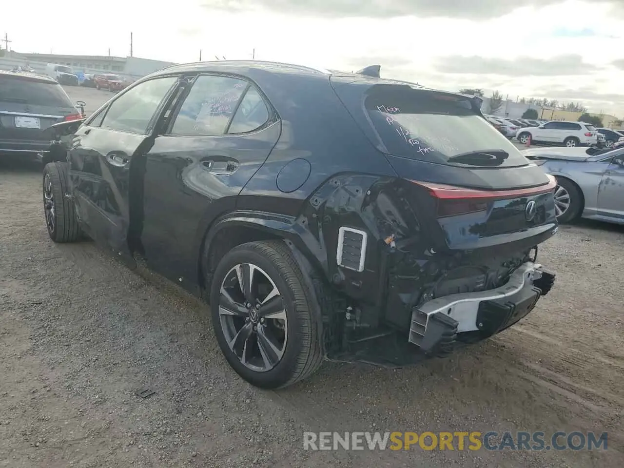 2 Photograph of a damaged car JTHX3JBH9M2037703 LEXUS UX 200 2021