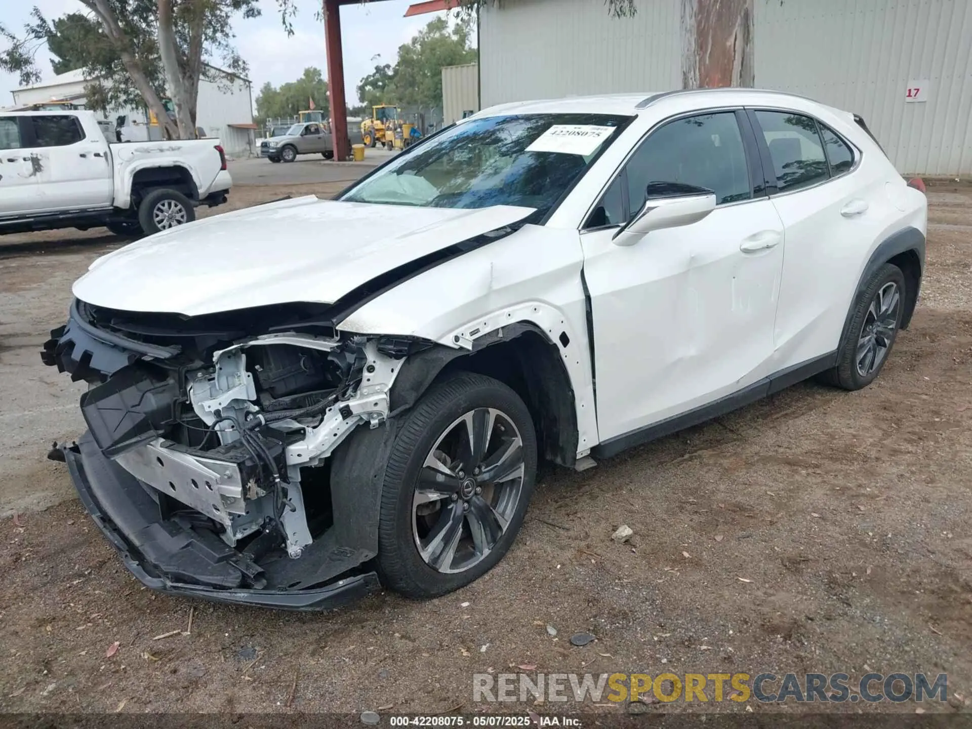2 Photograph of a damaged car JTHX3JBHXM2037760 LEXUS UX 200 2021