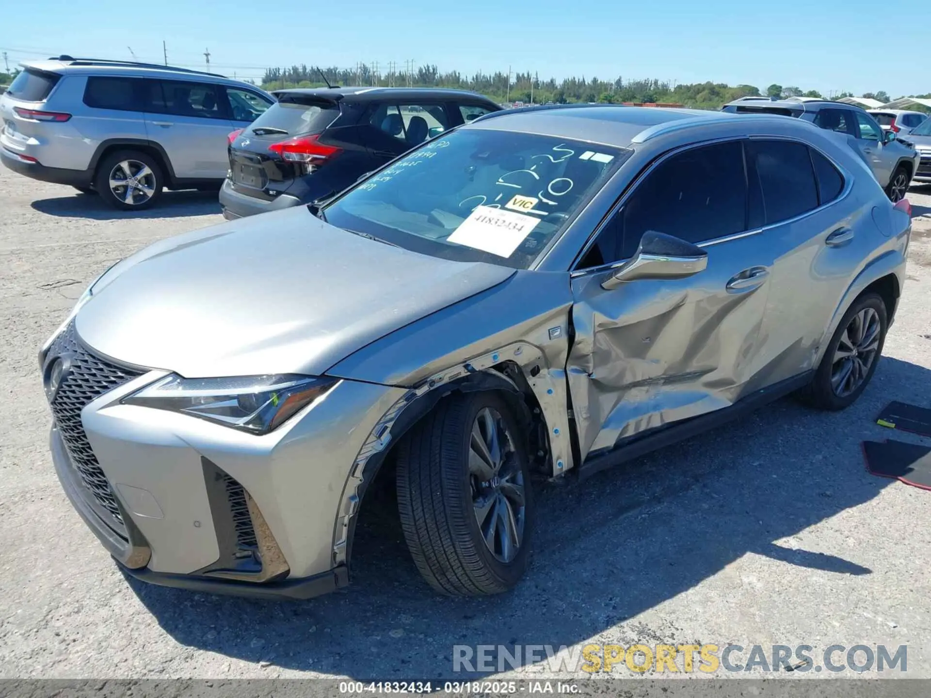 2 Photograph of a damaged car JTHE3JBH3N2056014 LEXUS UX 200 2022