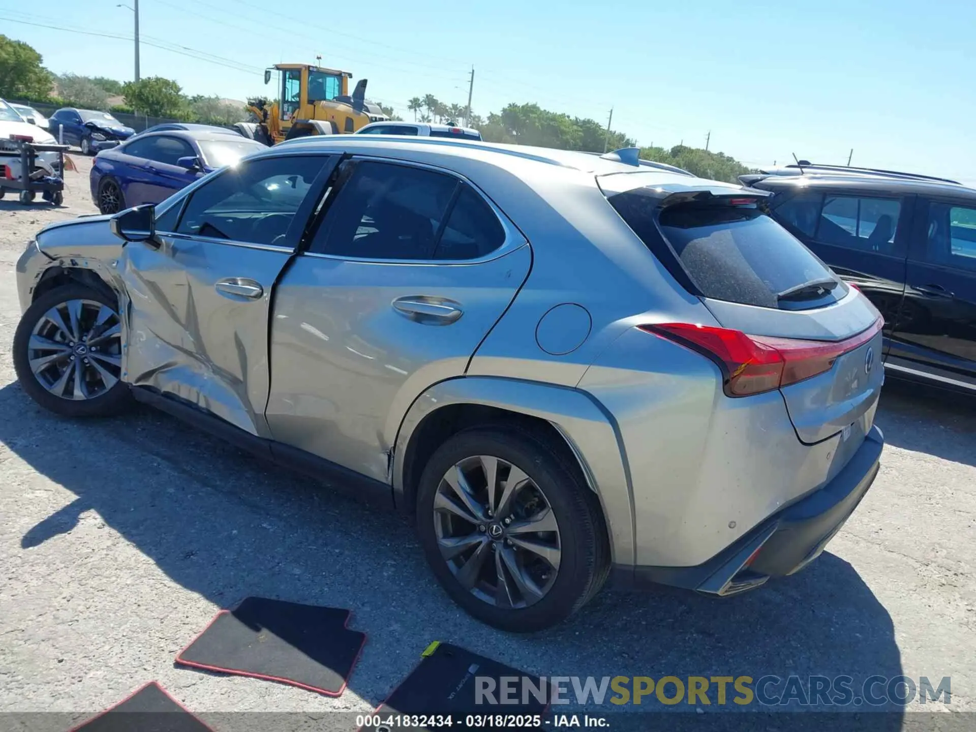 3 Photograph of a damaged car JTHE3JBH3N2056014 LEXUS UX 200 2022