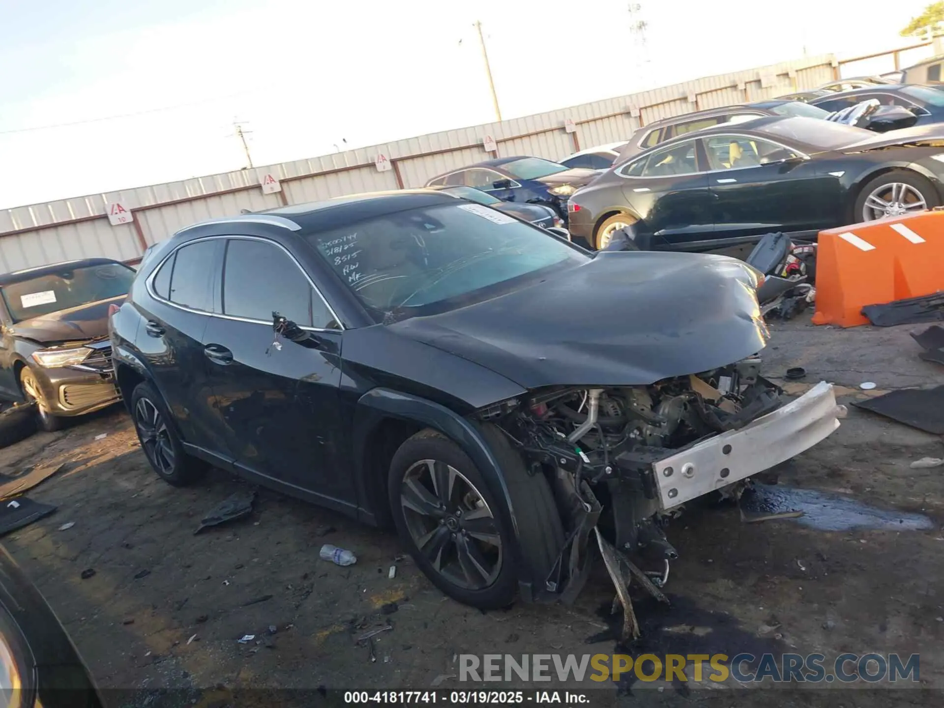 1 Photograph of a damaged car JTHP3JBH6N2048515 LEXUS UX 200 2022
