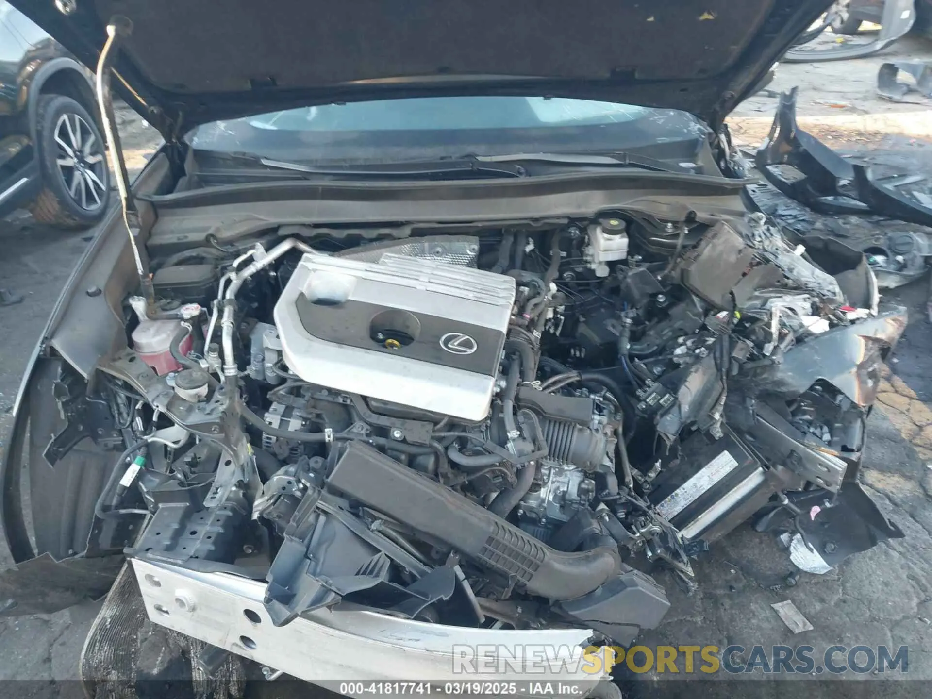 10 Photograph of a damaged car JTHP3JBH6N2048515 LEXUS UX 200 2022