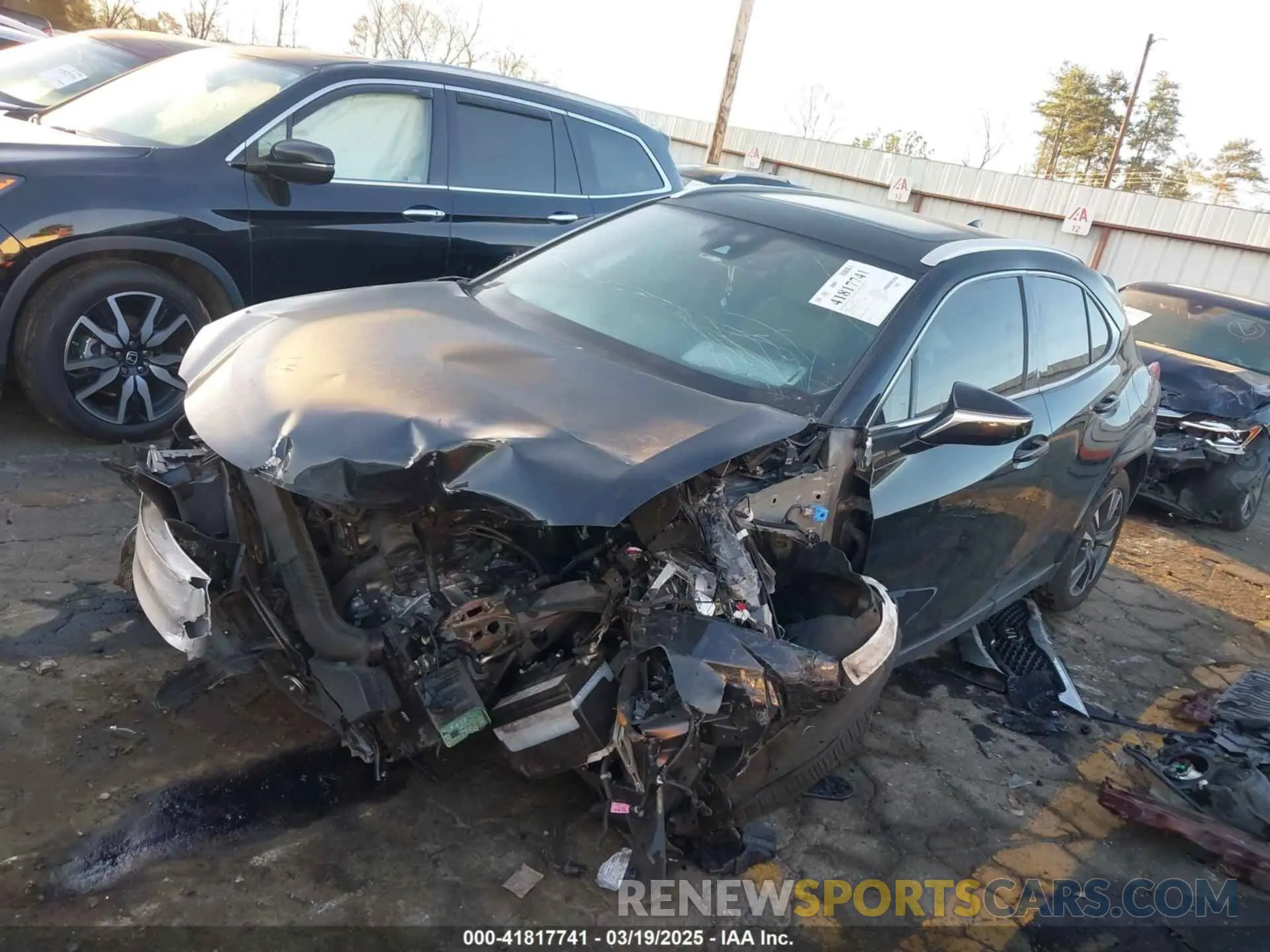 2 Photograph of a damaged car JTHP3JBH6N2048515 LEXUS UX 200 2022
