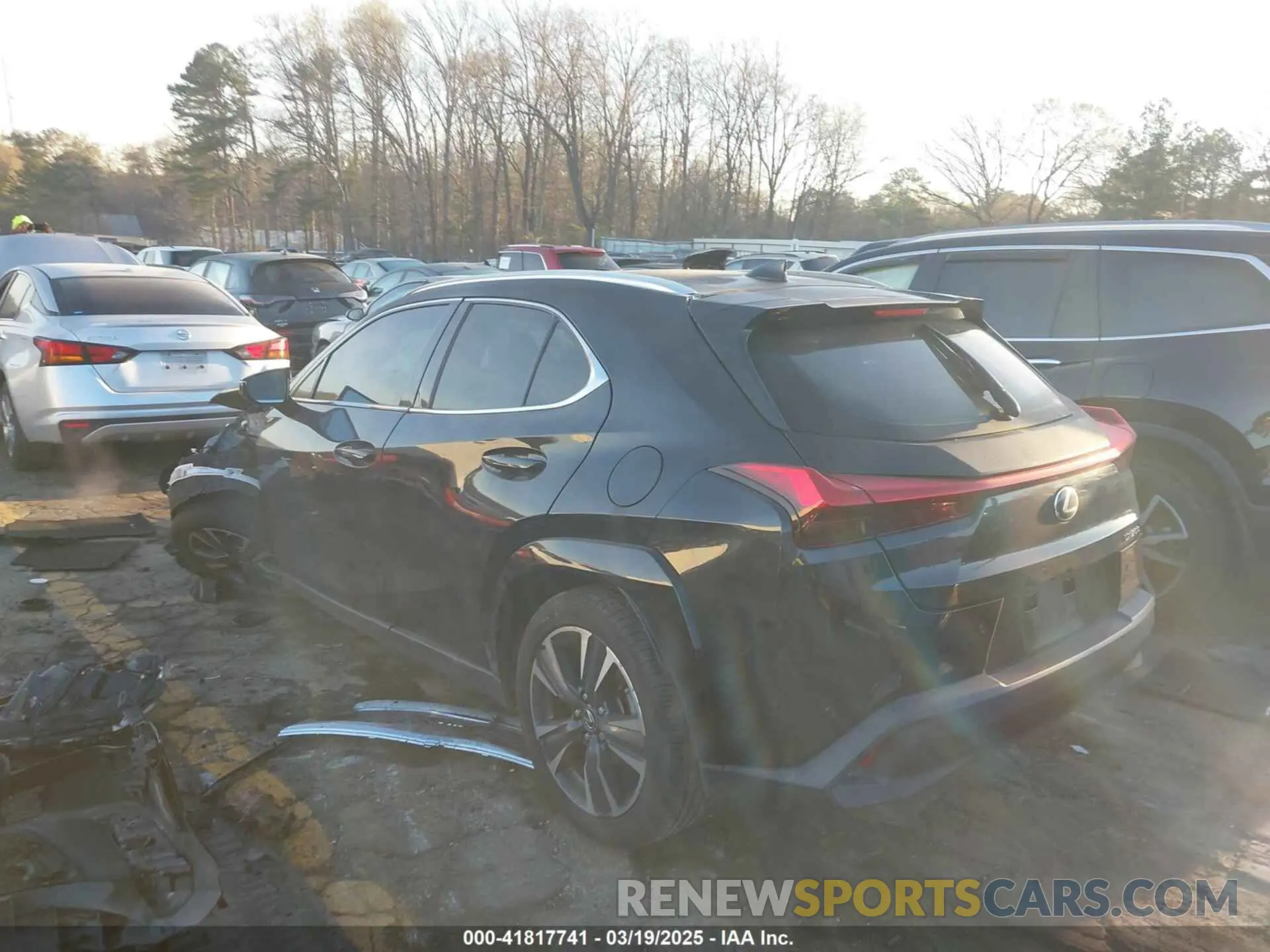 3 Photograph of a damaged car JTHP3JBH6N2048515 LEXUS UX 200 2022