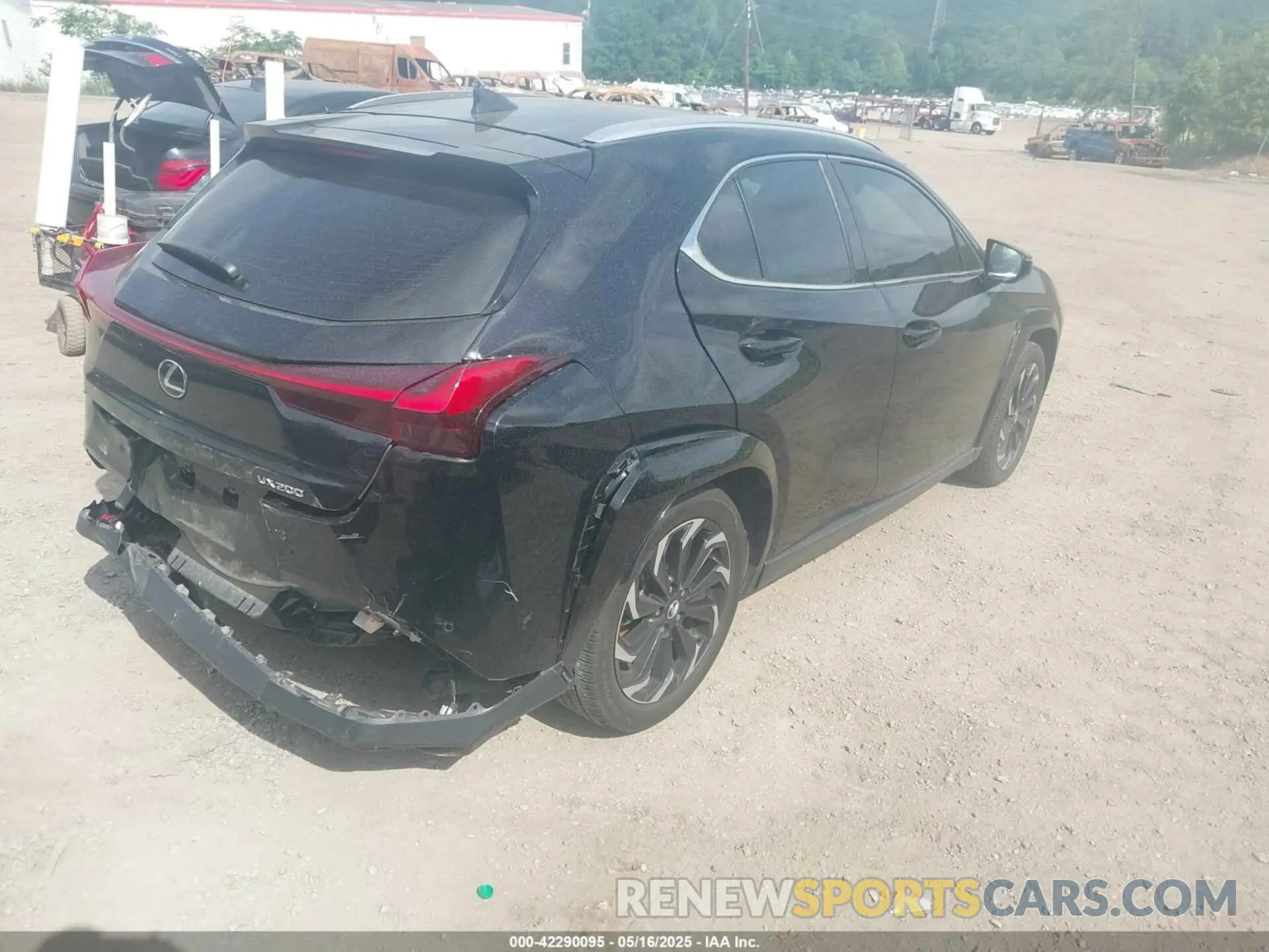 4 Photograph of a damaged car JTHP3JBHXN2052048 LEXUS UX 200 2022