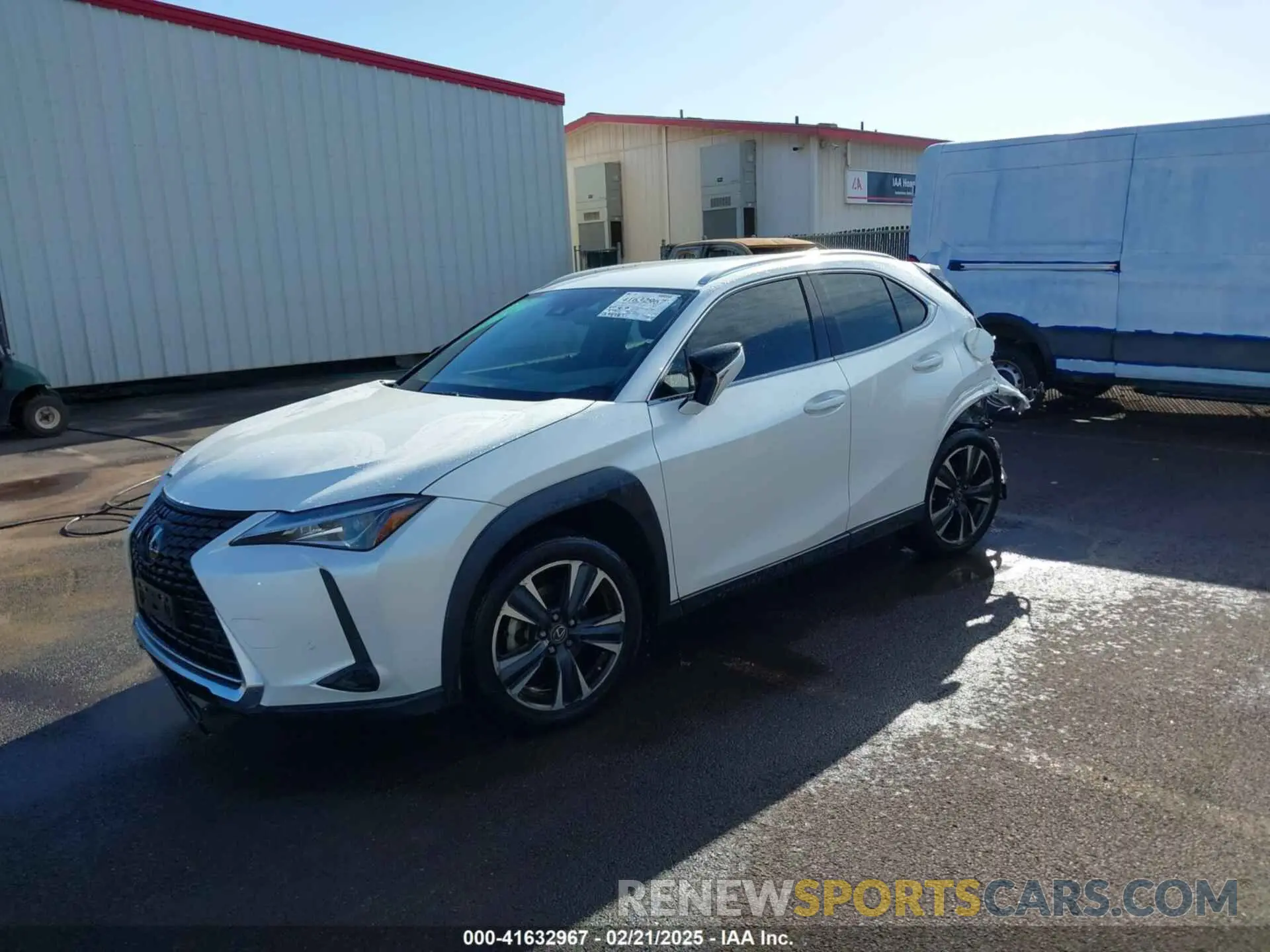 2 Photograph of a damaged car JTHX3JBH0N2055167 LEXUS UX 200 2022