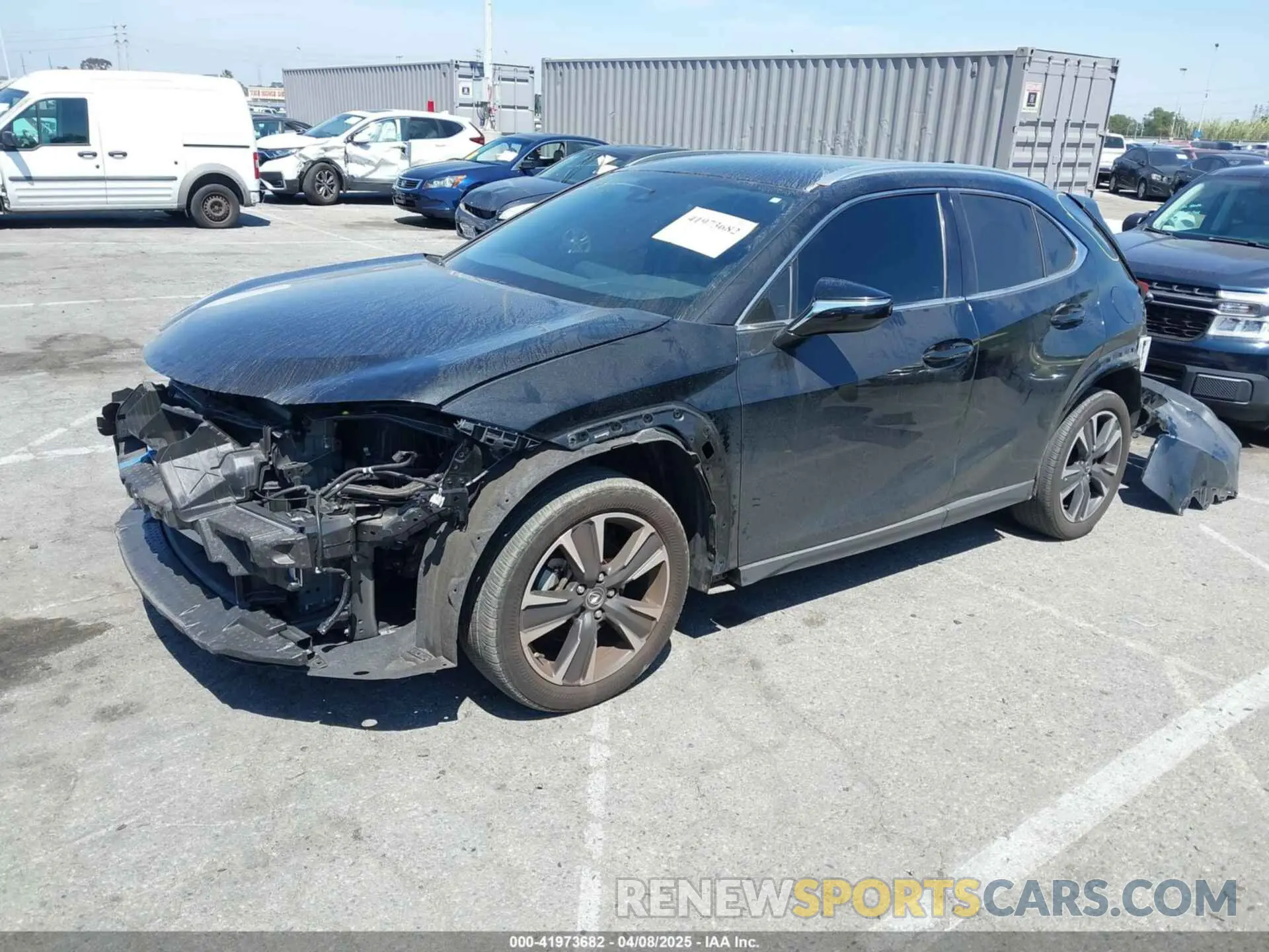 2 Photograph of a damaged car JTHX3JBH8N2047074 LEXUS UX 200 2022