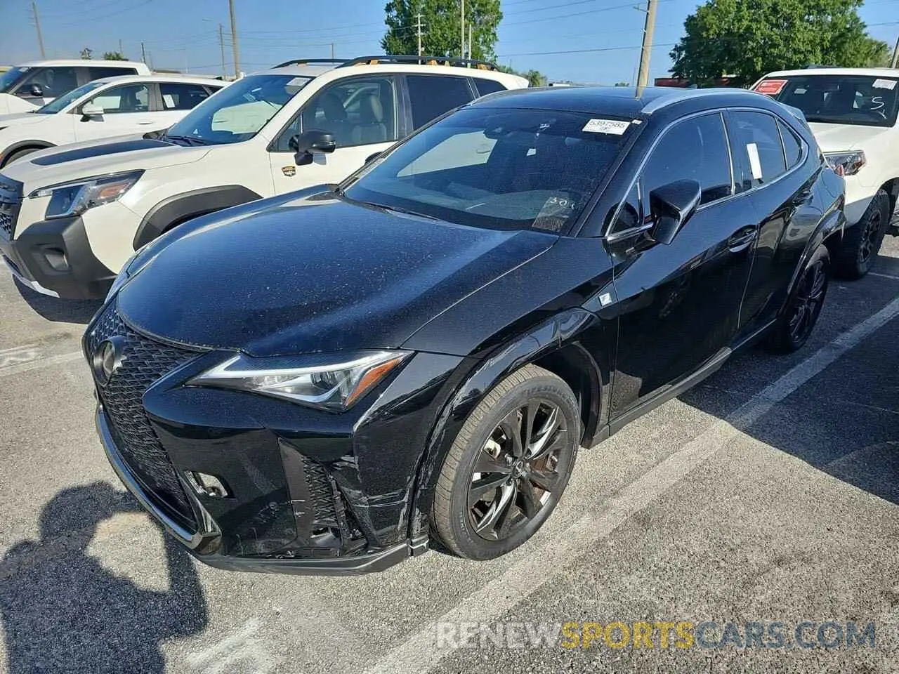 2 Photograph of a damaged car JTHE3JBHXN2048556 LEXUS UX 200 BAS 2022
