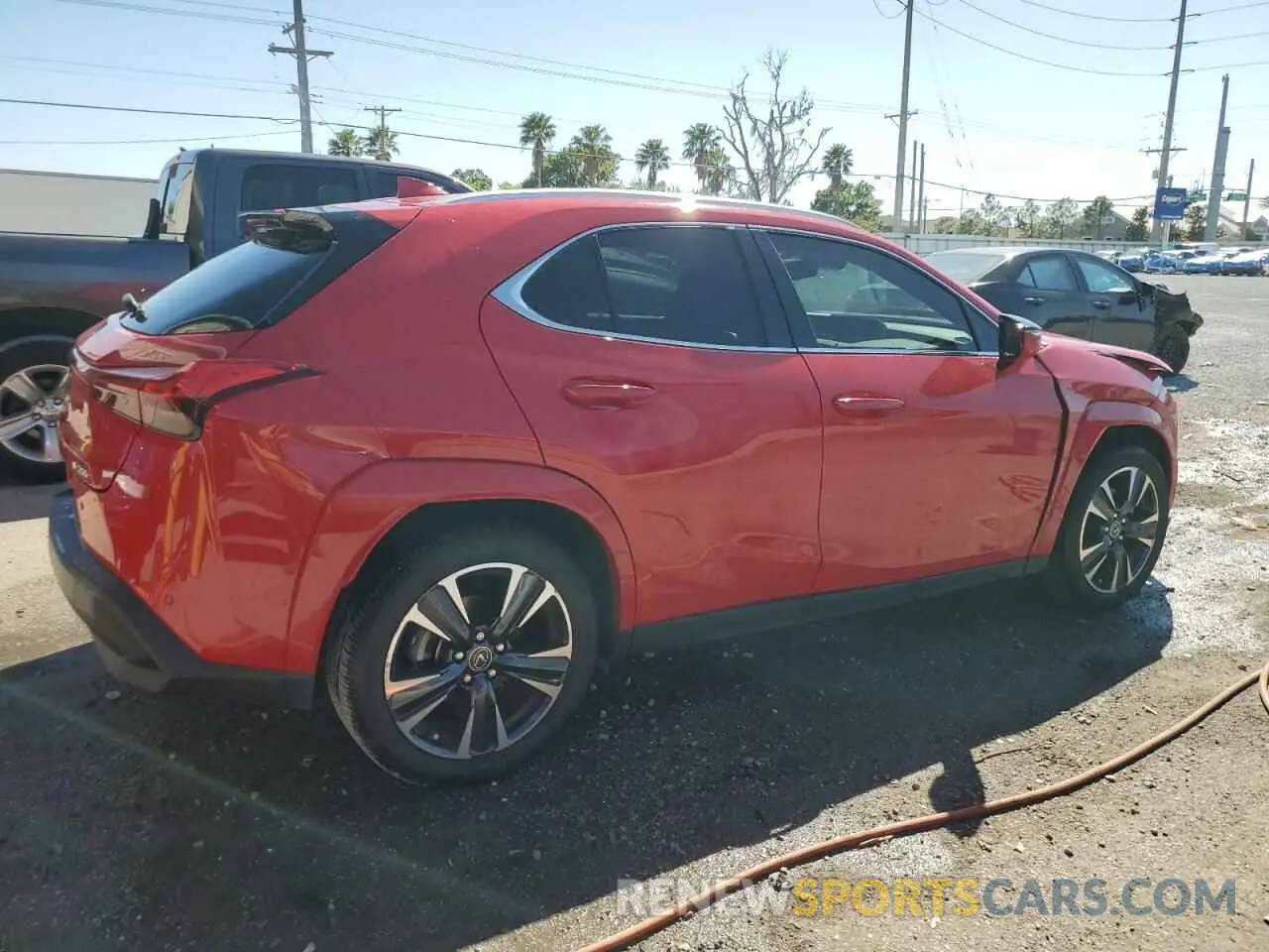 3 Photograph of a damaged car JTHP3JBH7N2048331 LEXUS UX 200 BAS 2022
