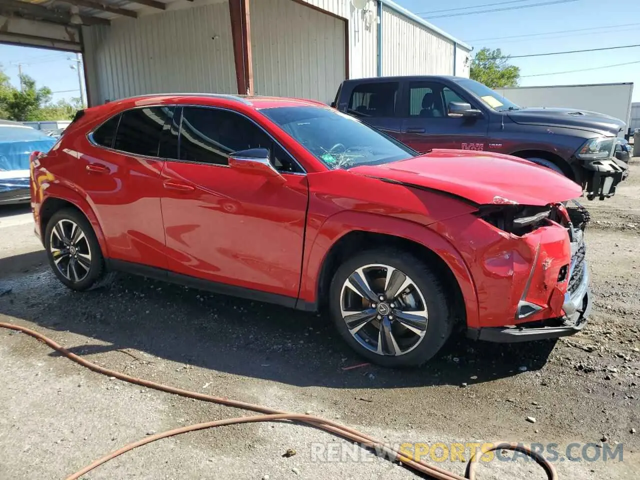 4 Photograph of a damaged car JTHP3JBH7N2048331 LEXUS UX 200 BAS 2022